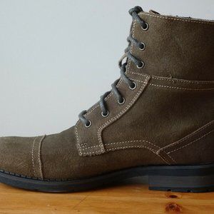 Bass Hunter Plaid Lined Leather Boots Mens Size 8.5 1654-316